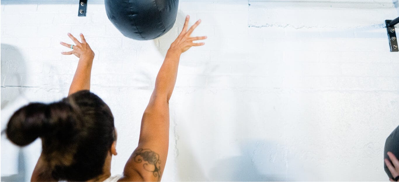 woman training at CrossFit PTC